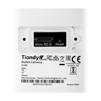KAMERA IP TC-C34US 2GTB-2812 SK Series - 4 Mpx - MOTOZOOM TIANDY
